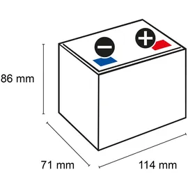 Quality Batteries Q-Batteries QTX4L SLA AGM 12V 3Ah 40A