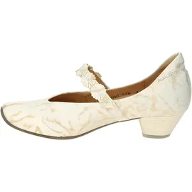 THINK! Aida Riemchen Pumps weiß Gold für Damen, weiß, Größe 39 EU
