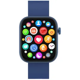 Denver SWC-185BU BT 40 mm Aluminiumgehäuse blau Sportarmband blau One Size