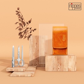 Nippes Solingen Manikür-Etui Cognac 1 St