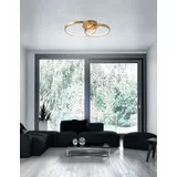 Nova Luce LEON LED Deckenleuchte Blattgold