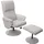 MCW Stockholm Stoff 75 x 114 x 125 cm creme/beige mit Hocker