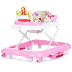 Chipolino Lauflernwagen 4 in1 Friends Wippe Musik Licht höhenverstellbar Stopper rosa