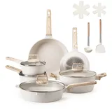 Vevor Topf-Set 17-tlg. mit Glasdeckel