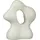 Mica decorations Mica Dekorationsfigur weiß Keramik 25 cm