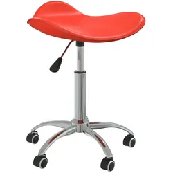 vidaXL Bürostuhl Rot Kunstleder