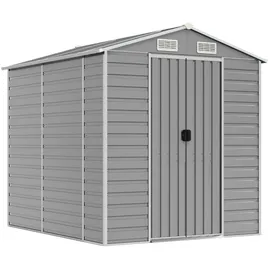 vidaXL Gartenhaus 1,91 x 2,15 m Hellgrau