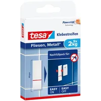 Tesa Klebestreifen Fliesen & Metall 2 kg 9 Stück