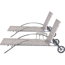 MCW Gartenliege 200 x 0 x 0 cm Grau