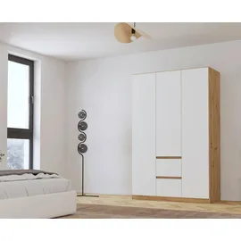 Rauch Drehtürenschrank MAINZ 136 x 210 x 54 cm Braun