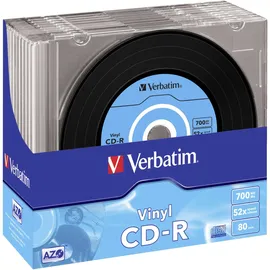 Verbatim CD-R Vinyl Surface, 2x5 Farben