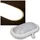 McShine LED Feuchtraumleuchte 12W 216x118x79 mm weiß