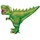 Amscan T-Rex Folienballon 91 cm x 76 cm Grün