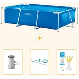 Rechteckiger Frame Pool - 300x200x75 cm - 4-teilig SCB82 - Blau