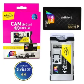 DIGIQuest CAM tivusat 4K Ultra HD Kanal-fähiges Gerät DAZN