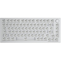 Glorious PC Gaming Race Glorious GMMK Pro 75% Layout Barebone Tastatur, White Ice weiß, ANSI (GLO-GMMK-P75-RGB-W)