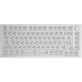Glorious PC Gaming Race Glorious GMMK Pro 75% Layout Barebone Tastatur, White Ice weiß, ANSI (GLO-GMMK-P75-RGB-W)
