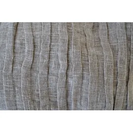 Kutti „Crinkle“ allover" Gr. 1, grau (taupe), B:140cm H:145cm, Baumwolle, Polyester, Gardinen, Gardine