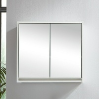 Basic Spiegelschrank  (B x H: 60 x 60 cm, Ohne Beleuchtung, Spanplatte, Weiß)
