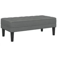 VidaXL Bank Dunkelgrau 113x57x39 cm Stoff