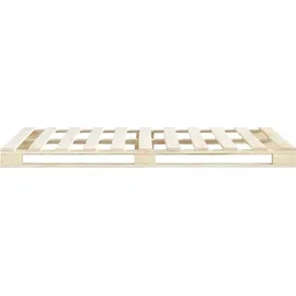 vidaXL Palettenbett 180 x 200 cm Braun