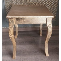 Casa Padrino Beistelltisch Luxus Barock Beistelltisch Gold - Handgefertigter Massivholz Tisch im Barockstil - Barock Möbel - Edel & Prunkvoll