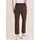 Cecil Mid Waist Slim Leg Hose Braun 52