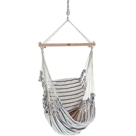 Chico Hängesessel Baumwolle beige-blau Hängestuhl