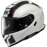 Shoei Neotec 3 Satori Klapphelm - Weiß/Schwarz/Rot - L