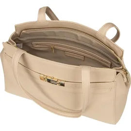 Valentino Fae Re Shopper Kunstleder Beige/Gold