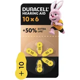 Duracell Hörgerätebatterien Typ 10 (6er-Pack)