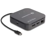 DeLock USB-C® Dockingstation 8K - Schwarz