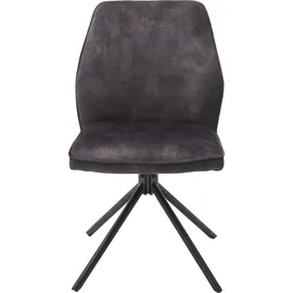 MCA Furniture MCA Ottawa Polsterstuhl Metall/Stoffbezug - schwarz matt