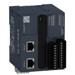 Schneider Electric TM221M16T SPS-Steuerung, Modicon M221, Buchformat, 16 E/A, Modbus, 24 VDC, Source Transistor, Schraubklemmen