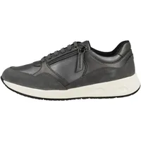 GEOX Damen D BULMYA B Sneaker, DK Stone, 38 EU