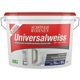 SCHÖNER WOHNEN-Farbe Wandfarbe Universalweiß 9467.0010.0 (Weiß, 10 l, Matt)