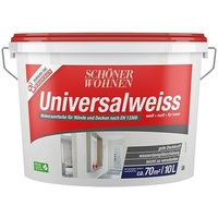 SCHÖNER WOHNEN-Farbe Wandfarbe Universalweiß 9467.0010.0 (Weiß, 10 l, Matt)