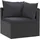vidaXL Garten-Lounge-Set 5-tlg. schwarz