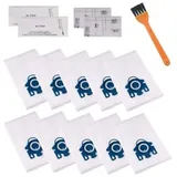 Hyclean 3d Efficiency Gn Staubsaugerbeutel Kompatibel Mit Miele Classic C1, Complete C2, C3 S2000, S5000 Und S8000 Serien Staubsaugern 9917730 ((10 Papierbeutel + 4 Filter + 1 Bürste)