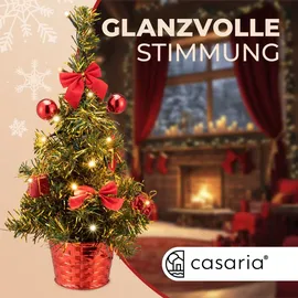 CASARIA Weihnachtsbaum künstlich 36cm Timer