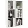 Costway Kinderregal 2er Set 33 x 33 x 100,5 cm Holz weiß