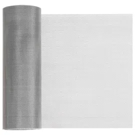 vidaXL Maschendrahtzaun 20 x 1000 cm Edelstahl/Silber