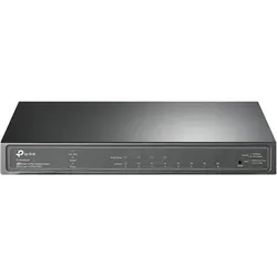 TP-LINK Netzwerk-Switch "TL-SG2008P 8-Port Gigabit Smart Switch (4x PoE+)", schwarz, B:24,6cm H:7,3cm, Netzwerk-Switches