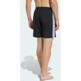 adidas 3-Streifen Badeshorts Black/White XL