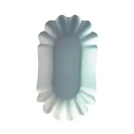 Papstar Pappschalen eckig 9 cm x 14 cm 250 St. Weiß