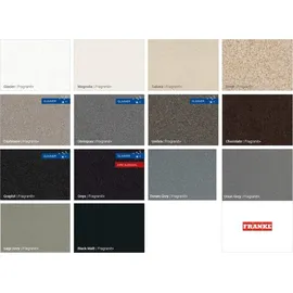 Franke Mythos MTG 611 rechts Onyx + Druckknopfventil