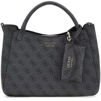 GUESS Handtasche Brenton Girlfriend Satchel Coal Logo