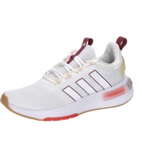 adidas Damen Racer TR23 Shoes Sneakers, FTWR White/FTWR White/Bright red, 42 EU