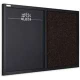 ALLboards Kombinations-Tafel 60 x 40 cm Schwarz