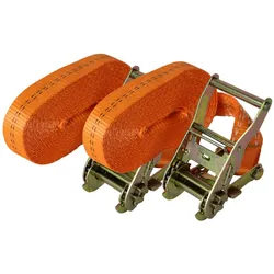 2x Profi Ratschen Spanngurt Spanngurte Zurrgurt 1-tlg 6m 2t 2to 2000kg TÜV/GS...